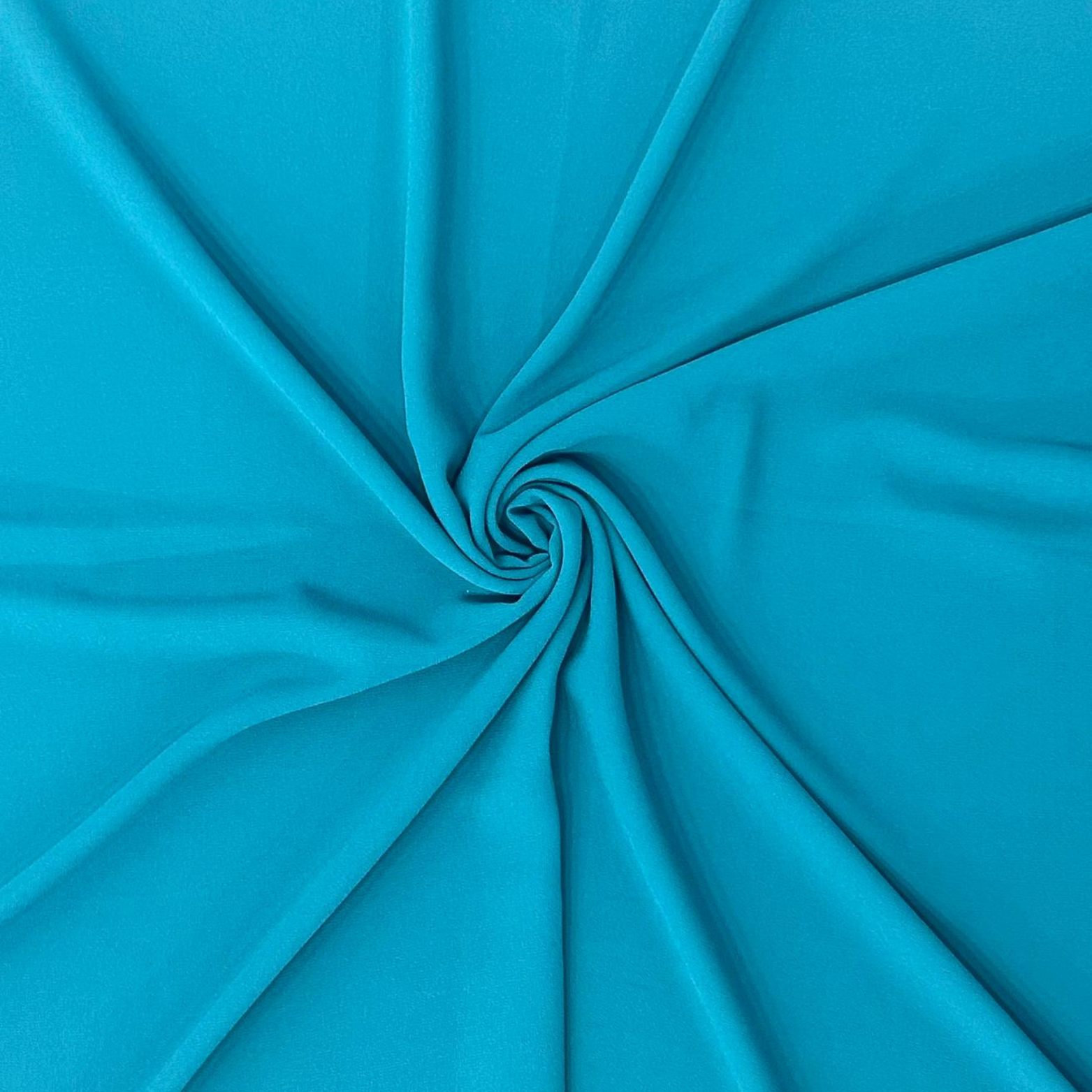 Classy Int georgette hijab in Aqua Blue