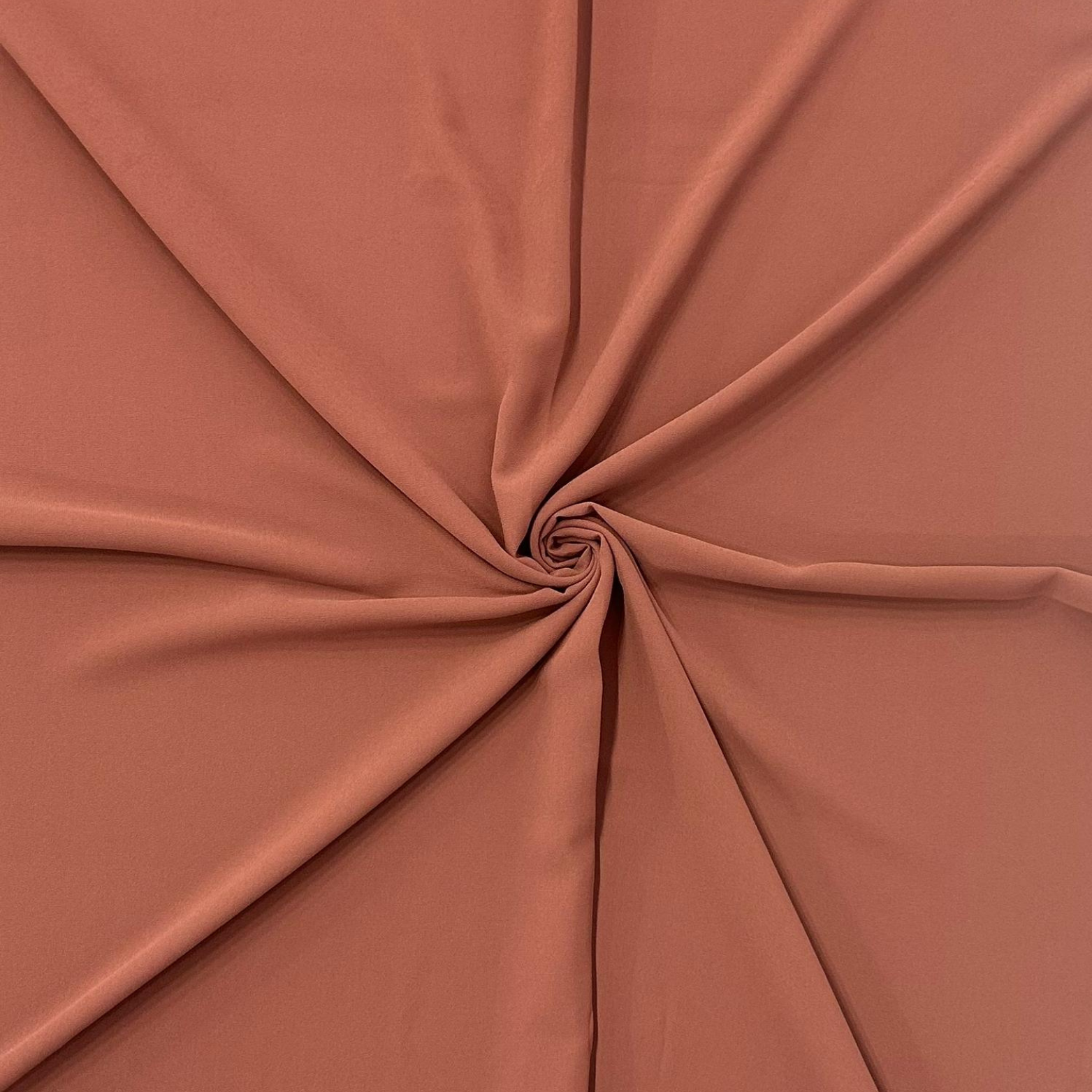 Classy Int georgette hijab in Brick Clay