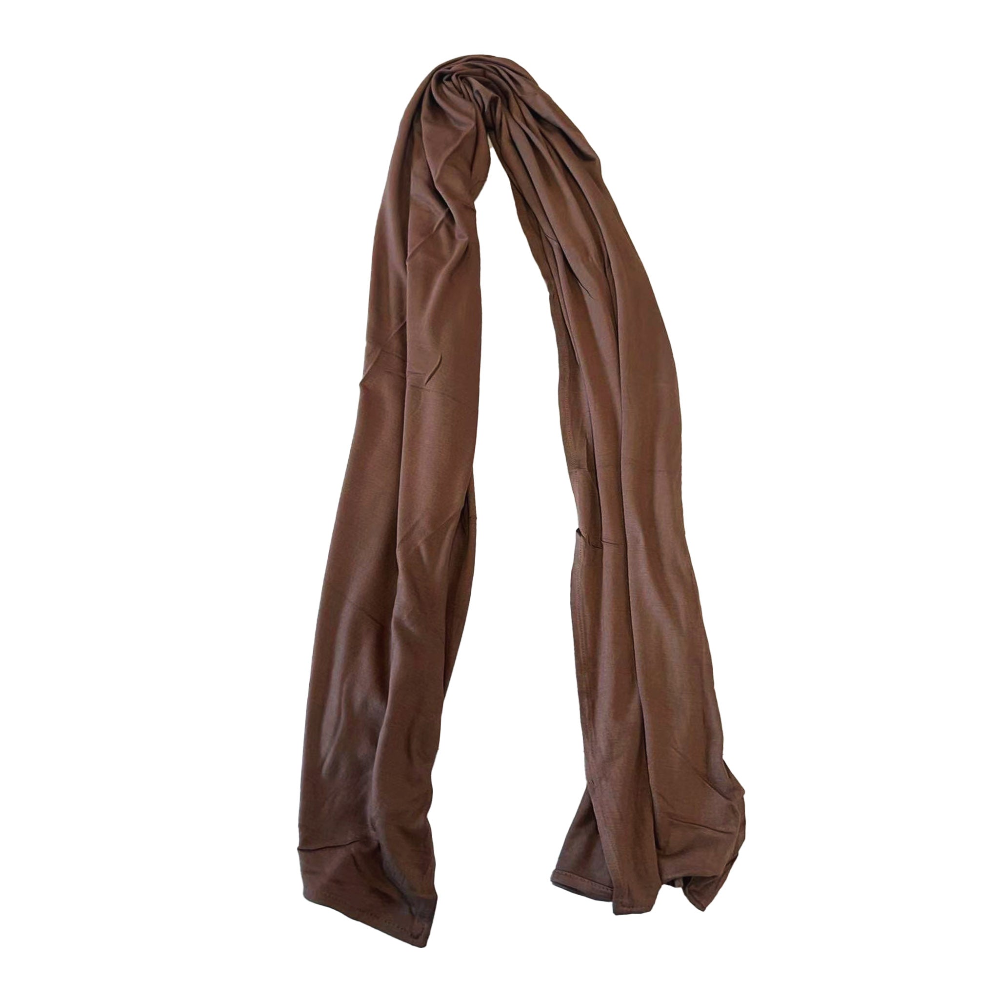 Classy Int jersey hijab in Cognac Brown
