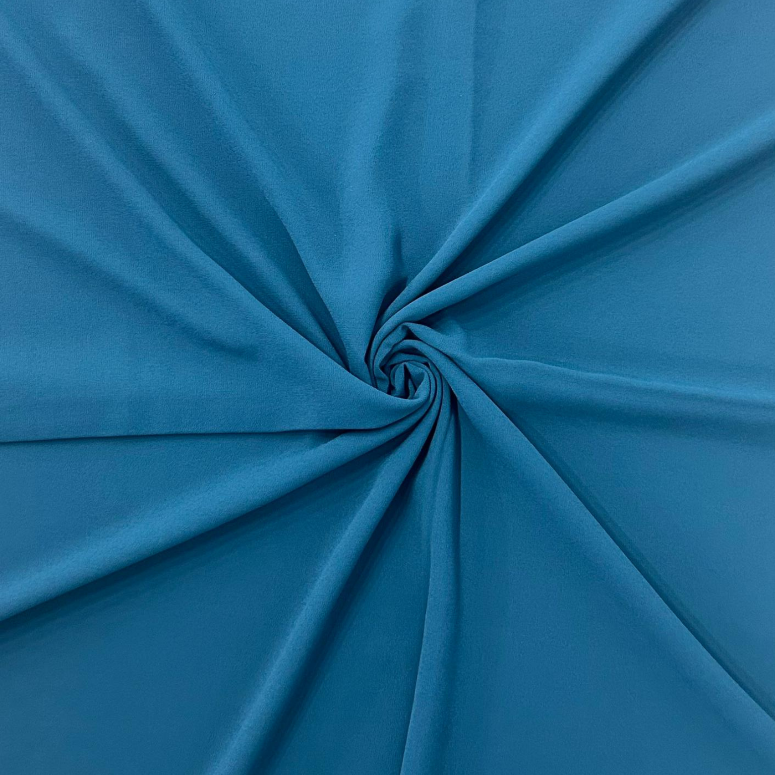 Classy Int georgette hijab in Deep Ocean Blue