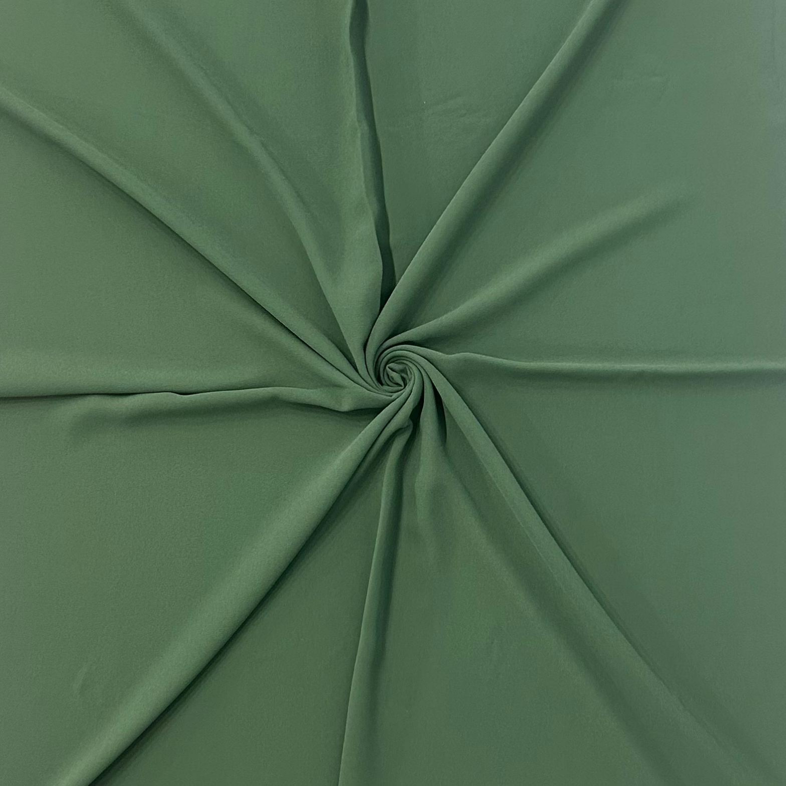Classy Int georgette hijab in Moss Green