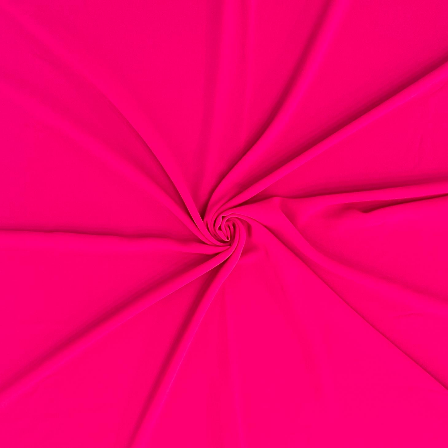 Classy Int georgette hijab in Neon Pink