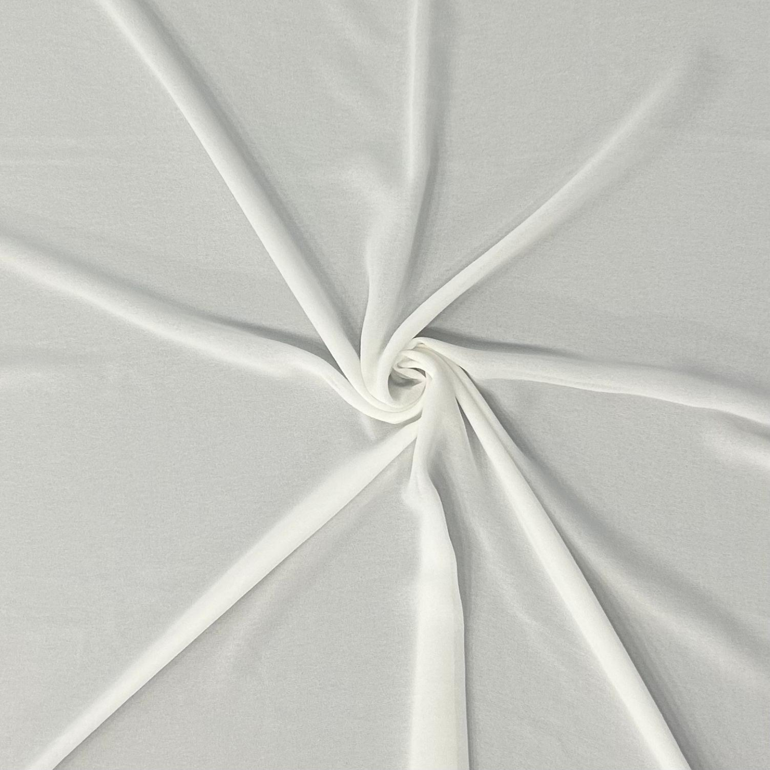 Classy Int georgette hijab in Pure White