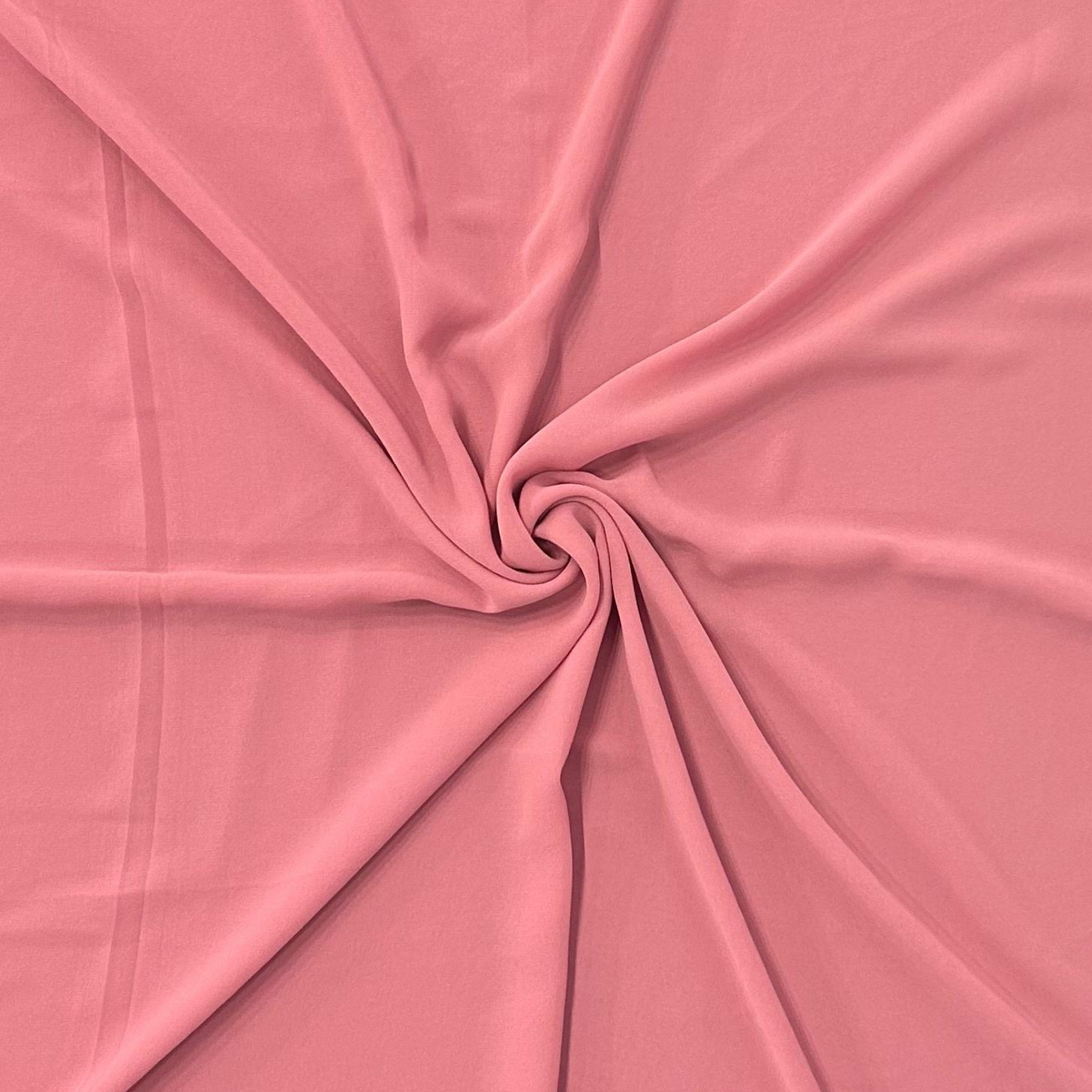 Classy Int georgette hijab in Salmon Pink