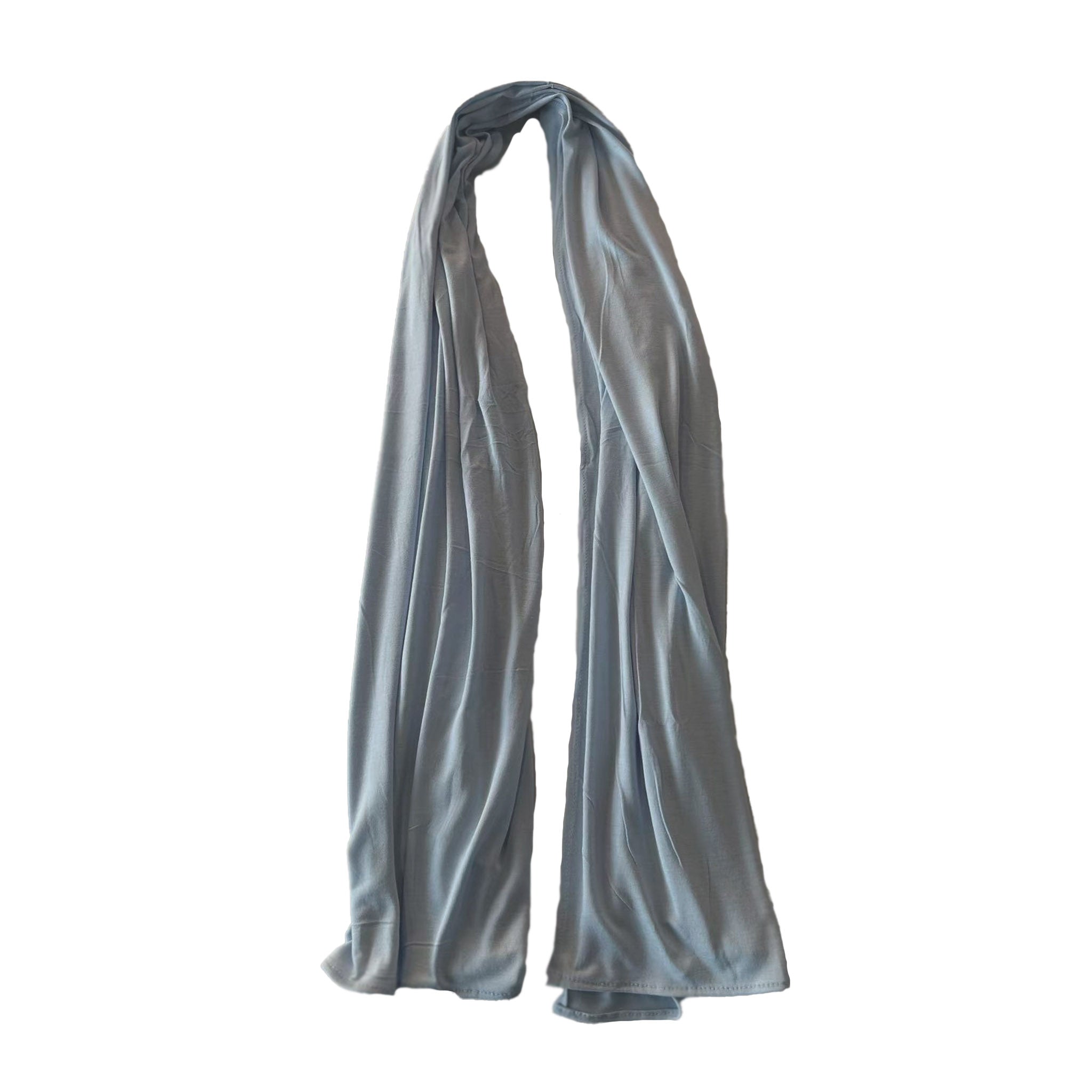Classy Int jersey hijab in Steel Blue
