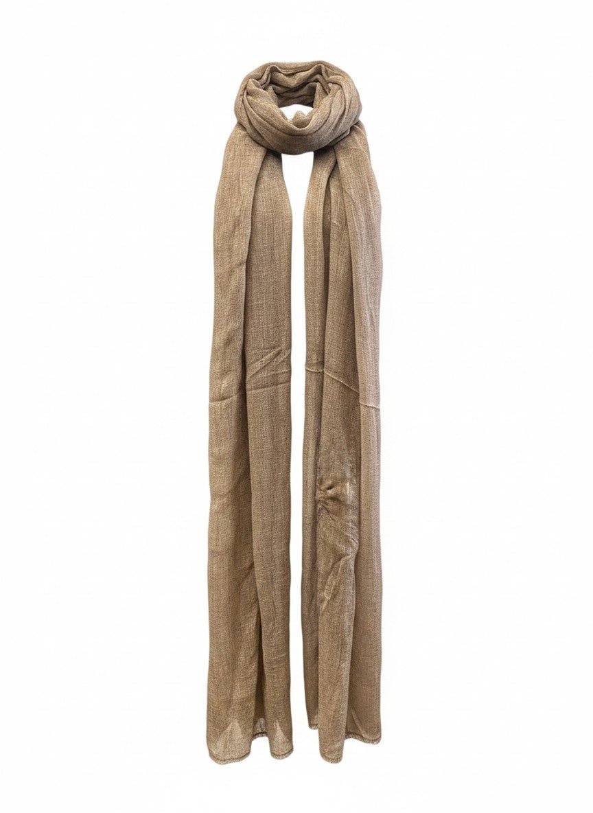 Taylindi Hijab -Zara in Warm Camel | Classy Int.