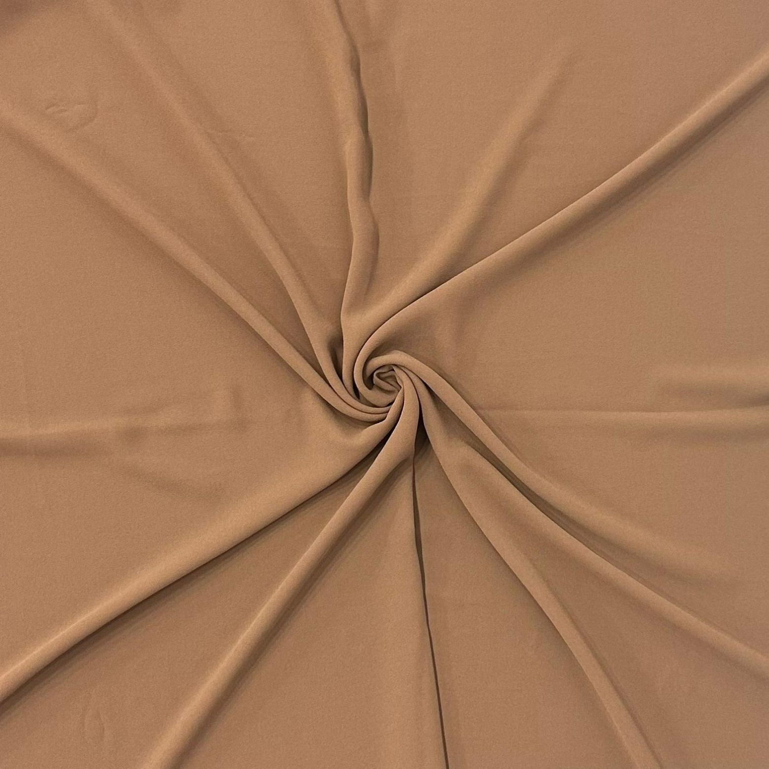 Classy Int georgette hijab in Tan Brown