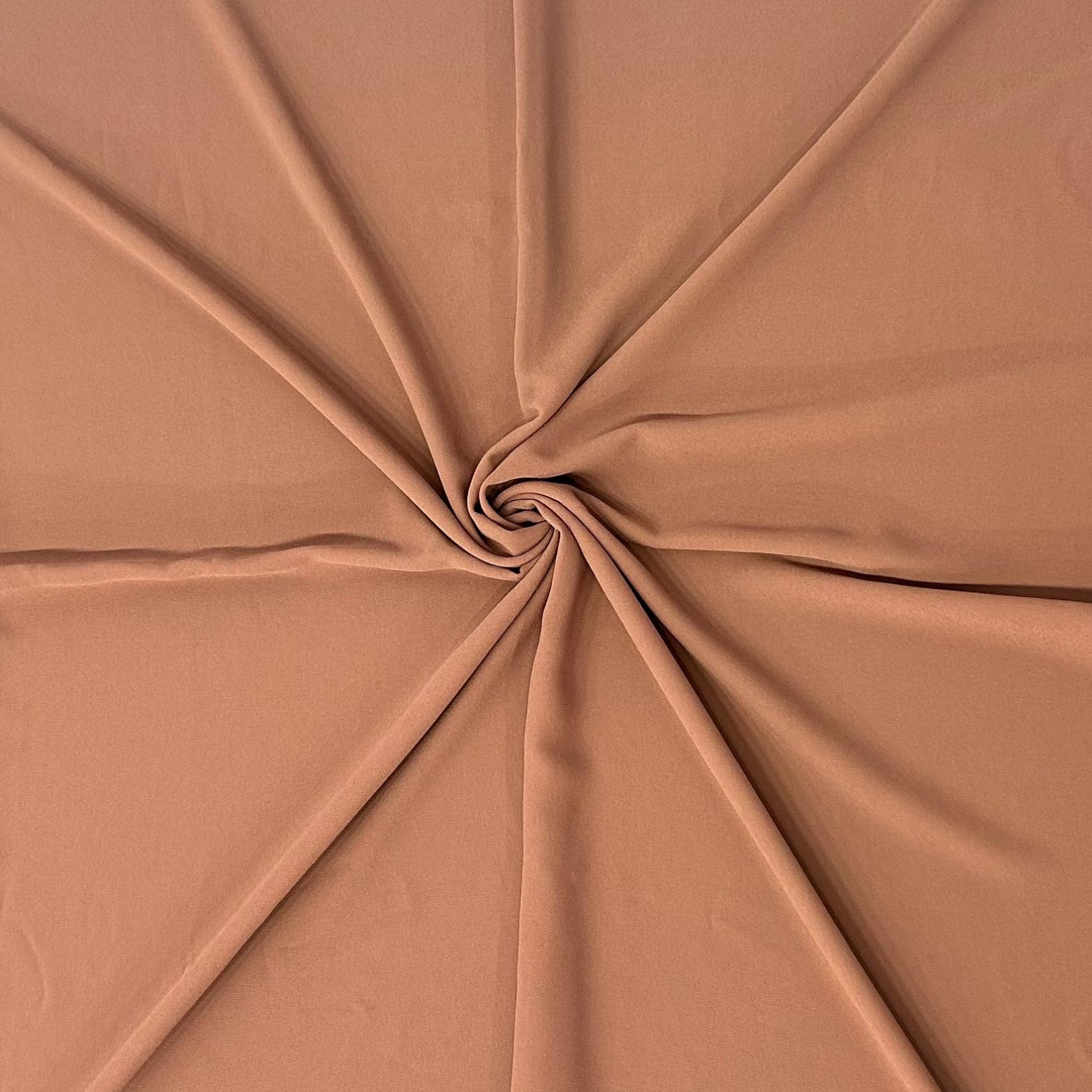 Classy Int georgette hijab in Terracotta