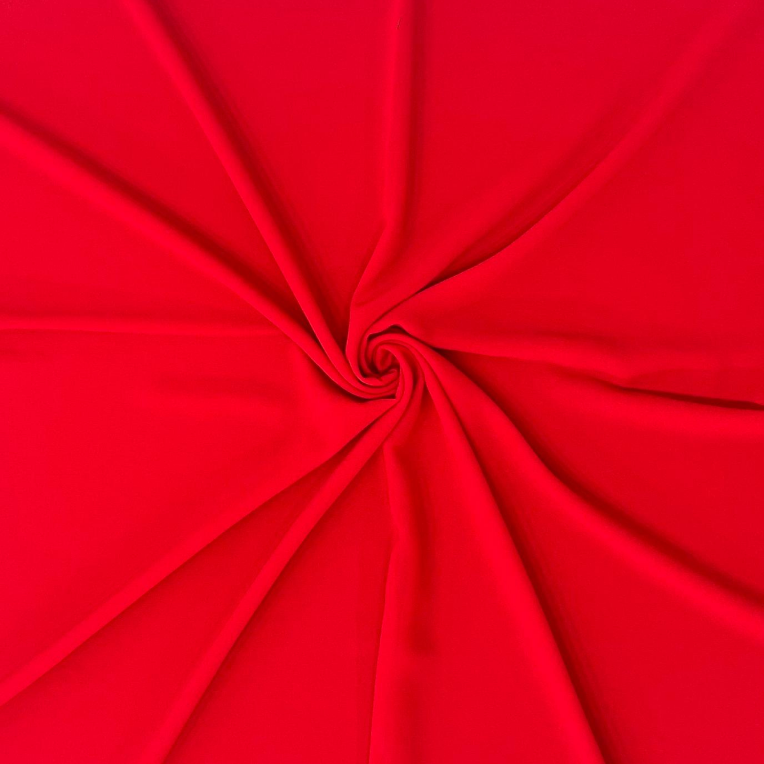 Classy Int georgette hijab in Vivid Crimson Red